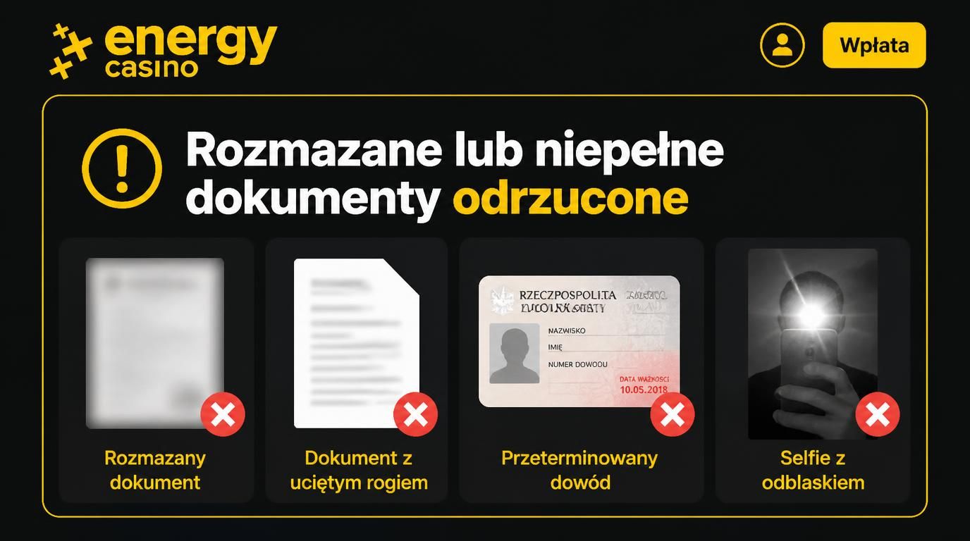  Przykłady odrzuconych dokumentów